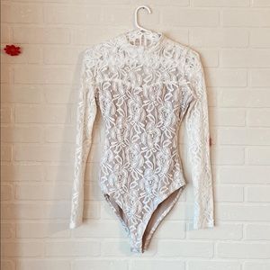 Love Fire Lace Bodysuit
